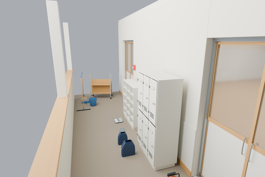 教室・学校の道具100種類+教室内装|Blender・GLB・FBX・Unity