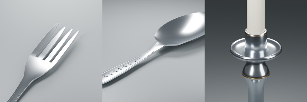 クラシック洋食ダイニングセット 34種類【3D素材】