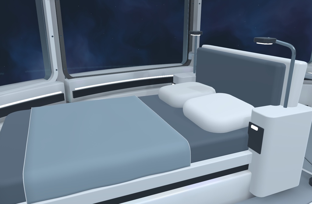 観測宇宙船 ASTER|BLEND・FBX・GLB・Unity【3D背景素材】
