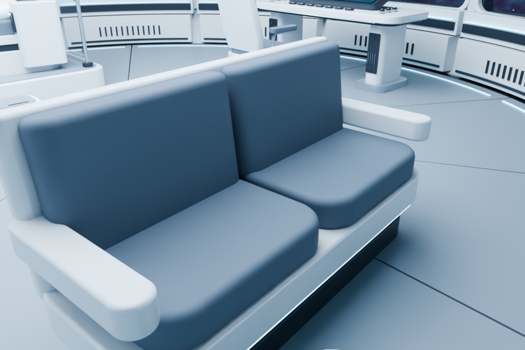 観測宇宙船 ASTER|BLEND・FBX・GLB・Unity【3D背景素材】