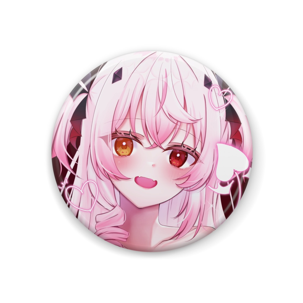 ♰二周年♰ ❤手書きかわちいてぃな缶バッチ❤