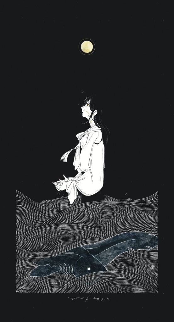 波間_A5カード