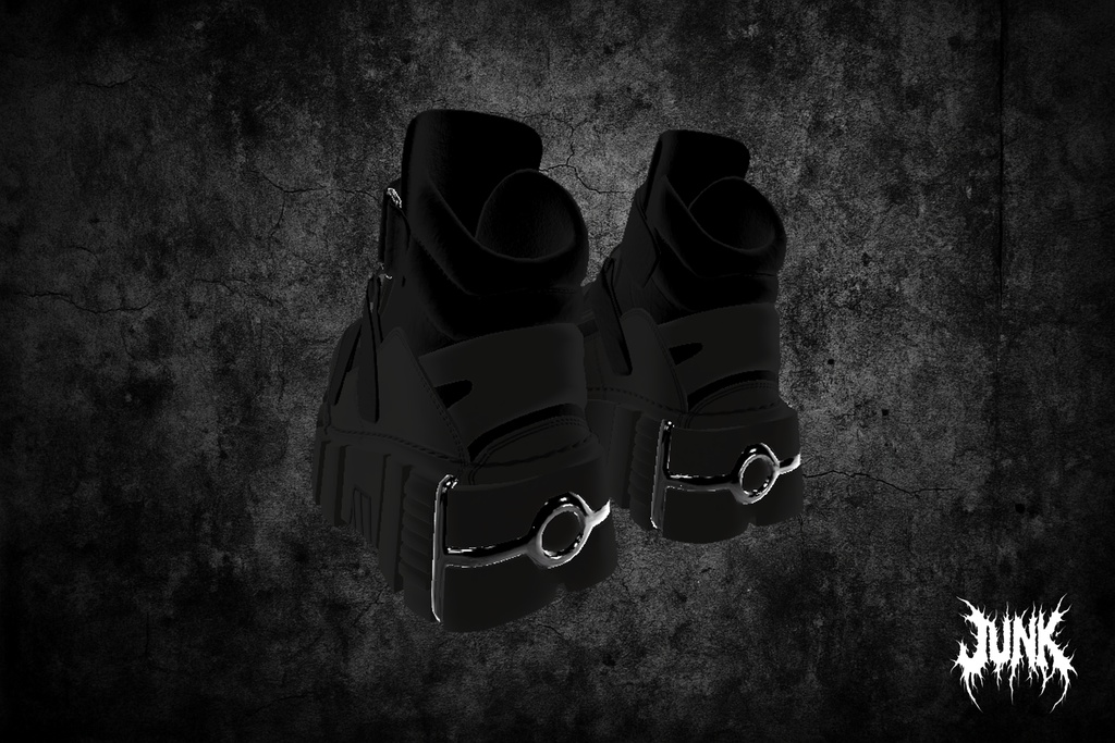 ゴスローブーツ (Goth Low Boots)