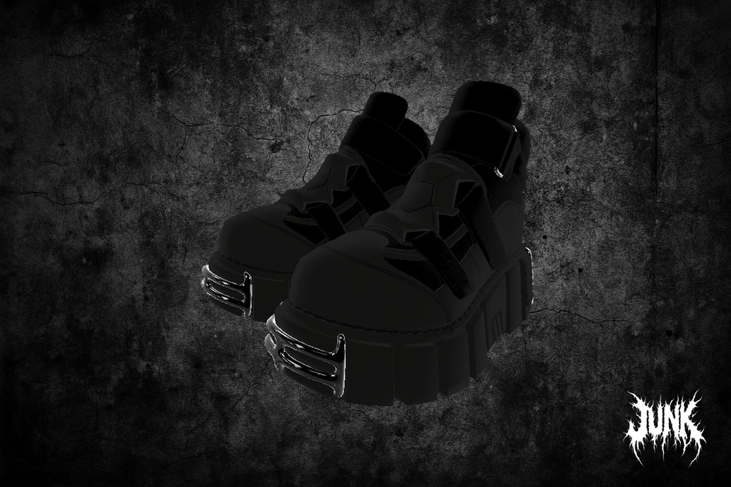 ゴスローブーツ (Goth Low Boots)