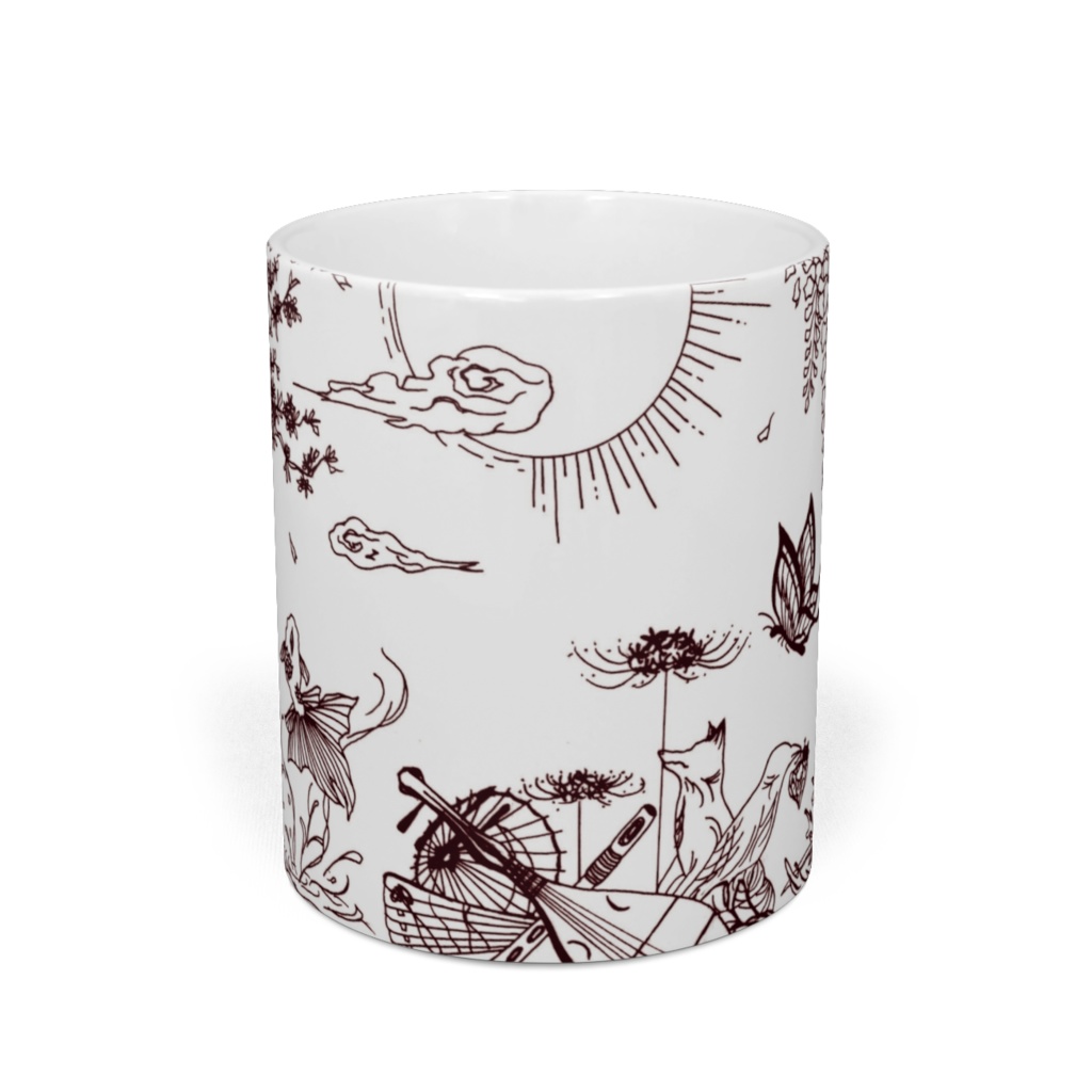 胡蝶の夢マグカップ