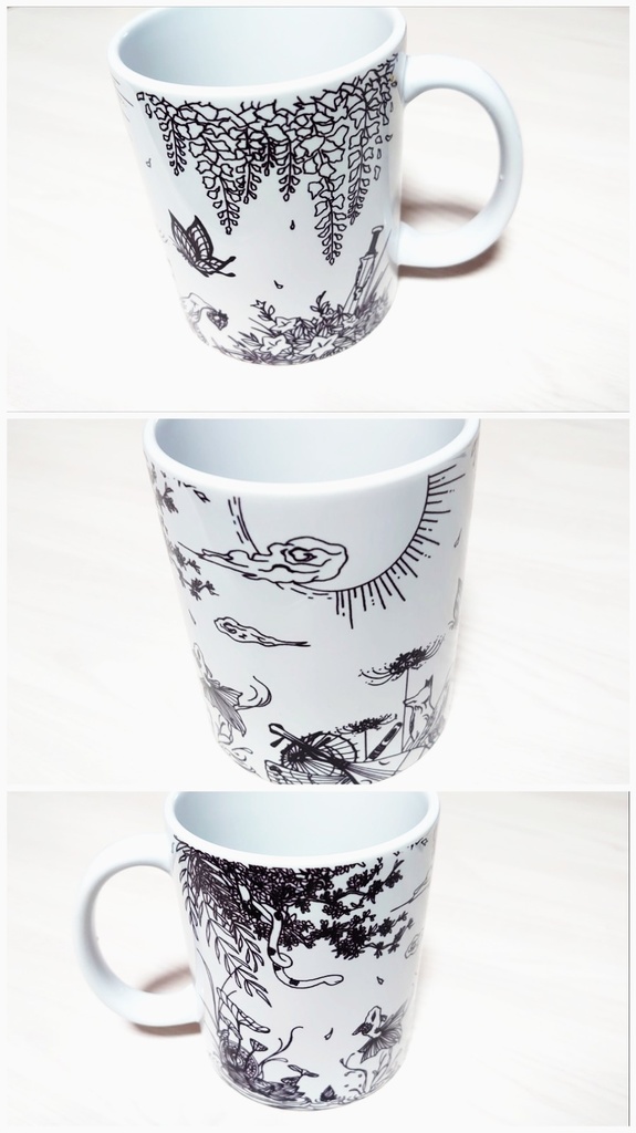 胡蝶の夢マグカップ