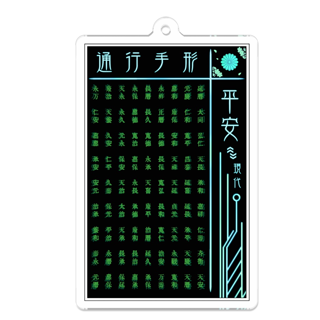時渡-tokiwatari-(平安)アクキー