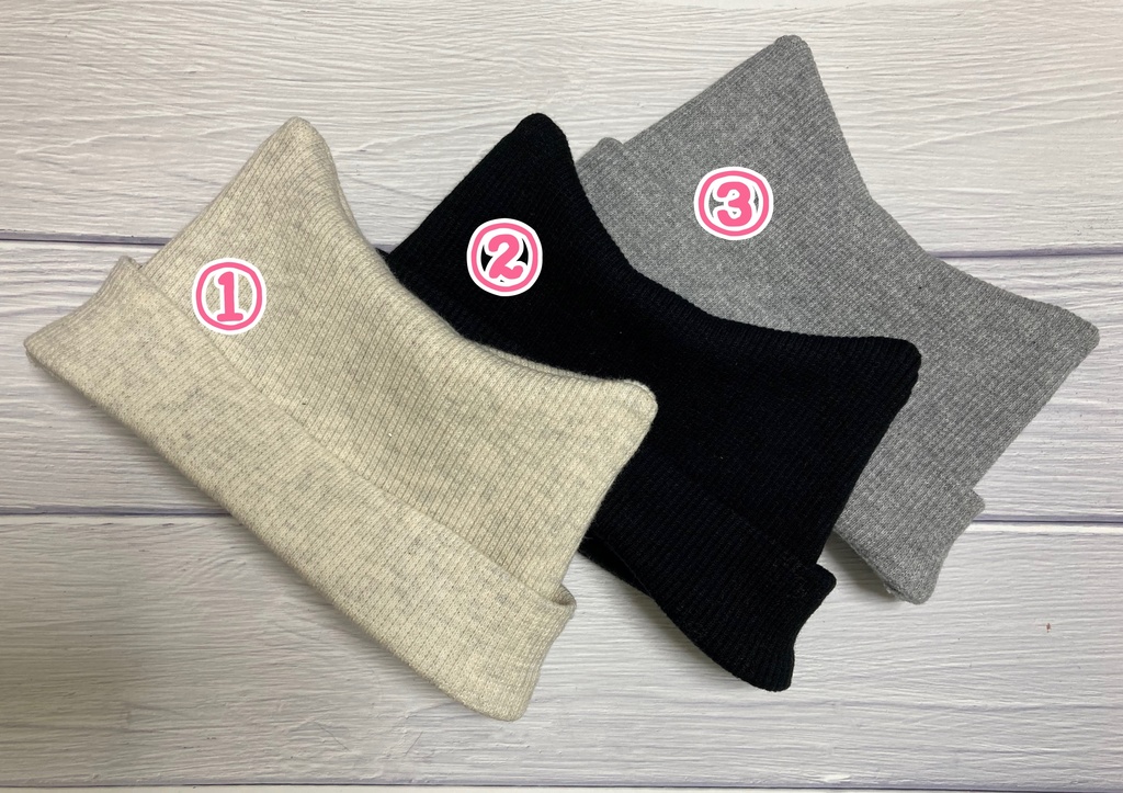 ネコ耳ニット帽(20cmぬい用)