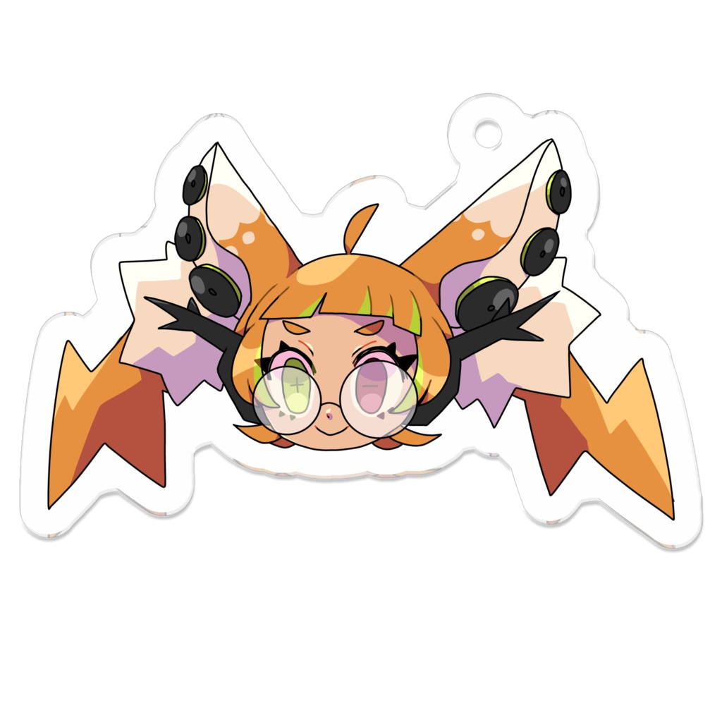 ヘスペリ子・生首キーホルダー