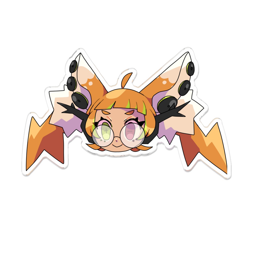 ヘスペリ子・クソデカ生首バッジ