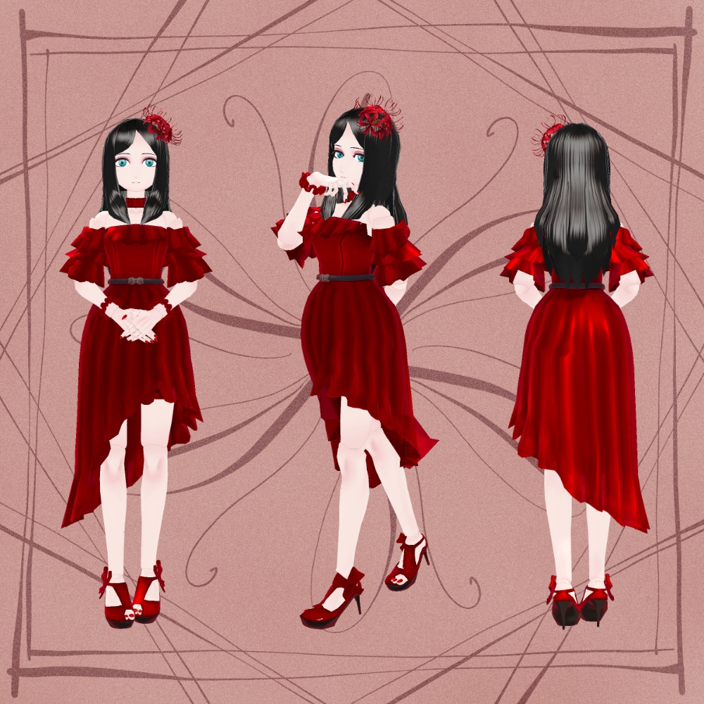 【VRChat向け3Dモデル】在りし日のラジアータ