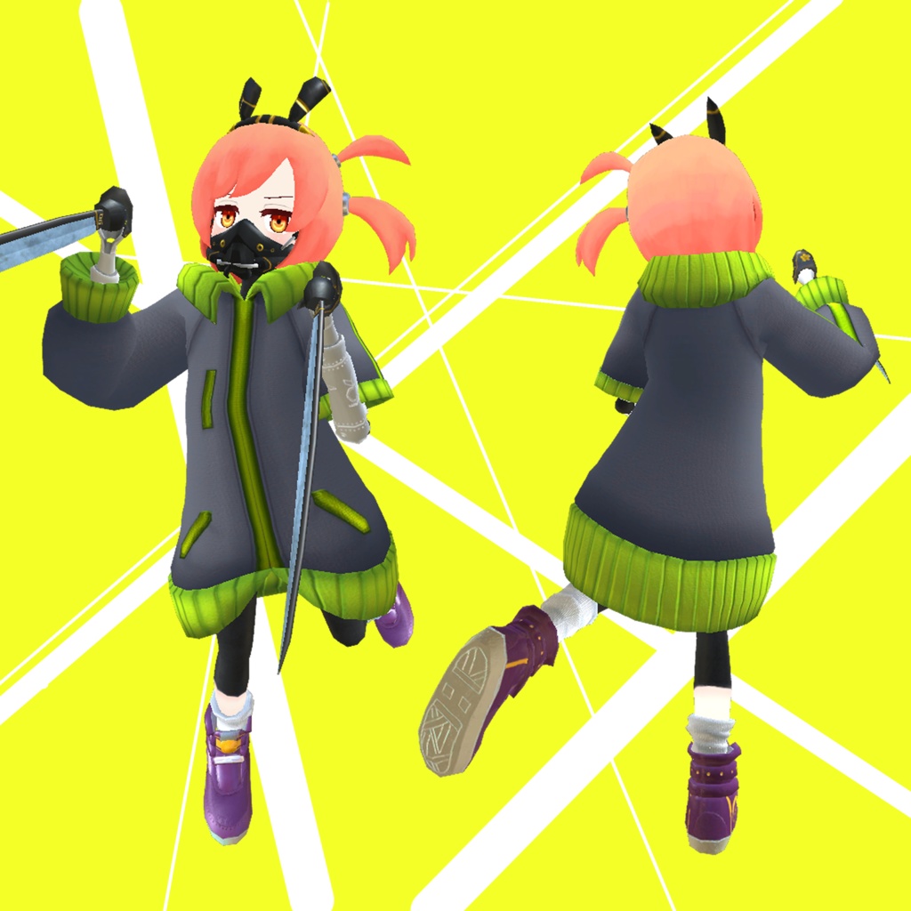 【Quest/PC向け3Dモデル】キリコ