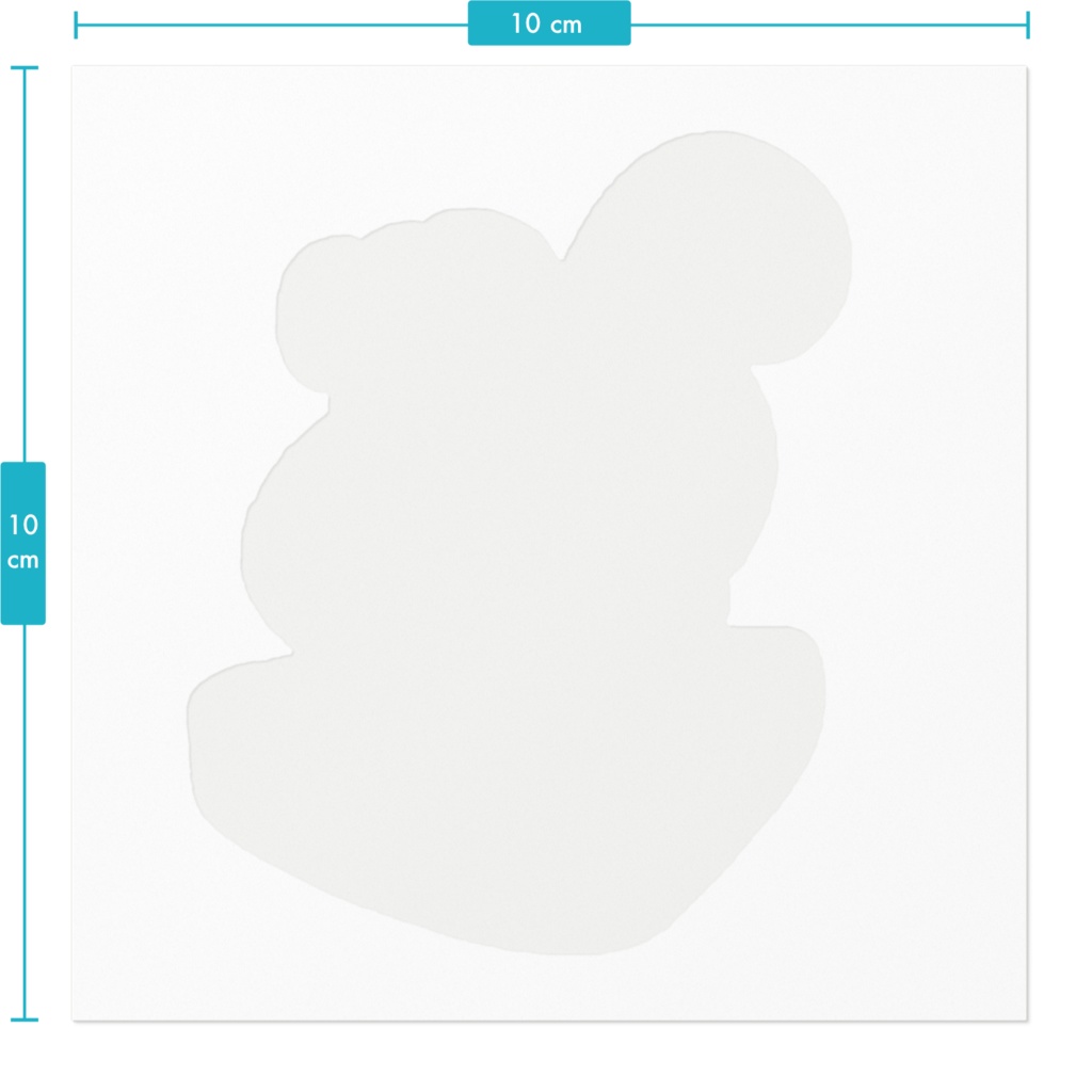マルチーズと食パンシール