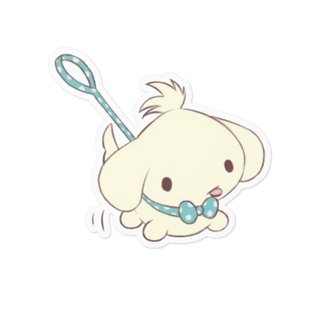 散歩するマルチーズシール