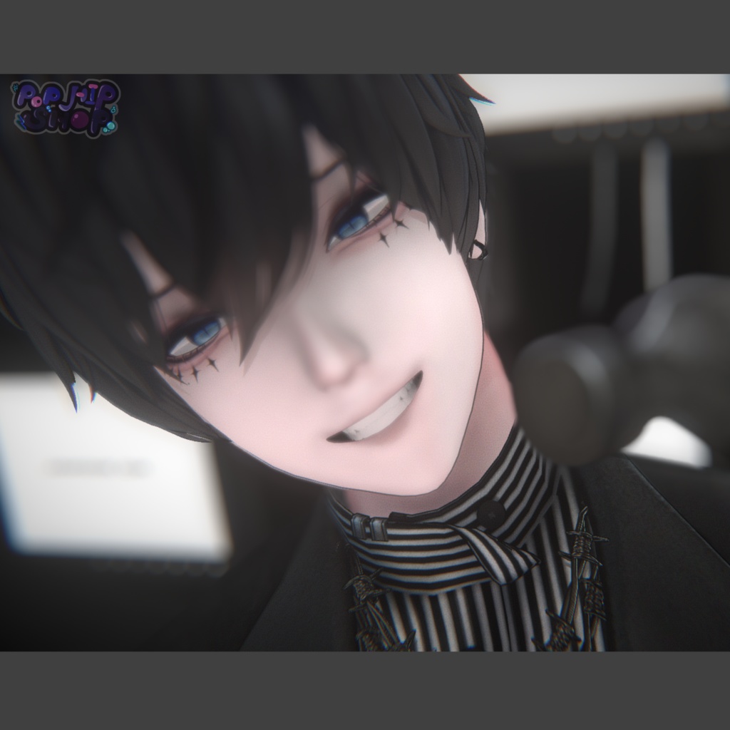 【獏対応】黒闇メイクテクスチャ‐Baku makeup texture-
