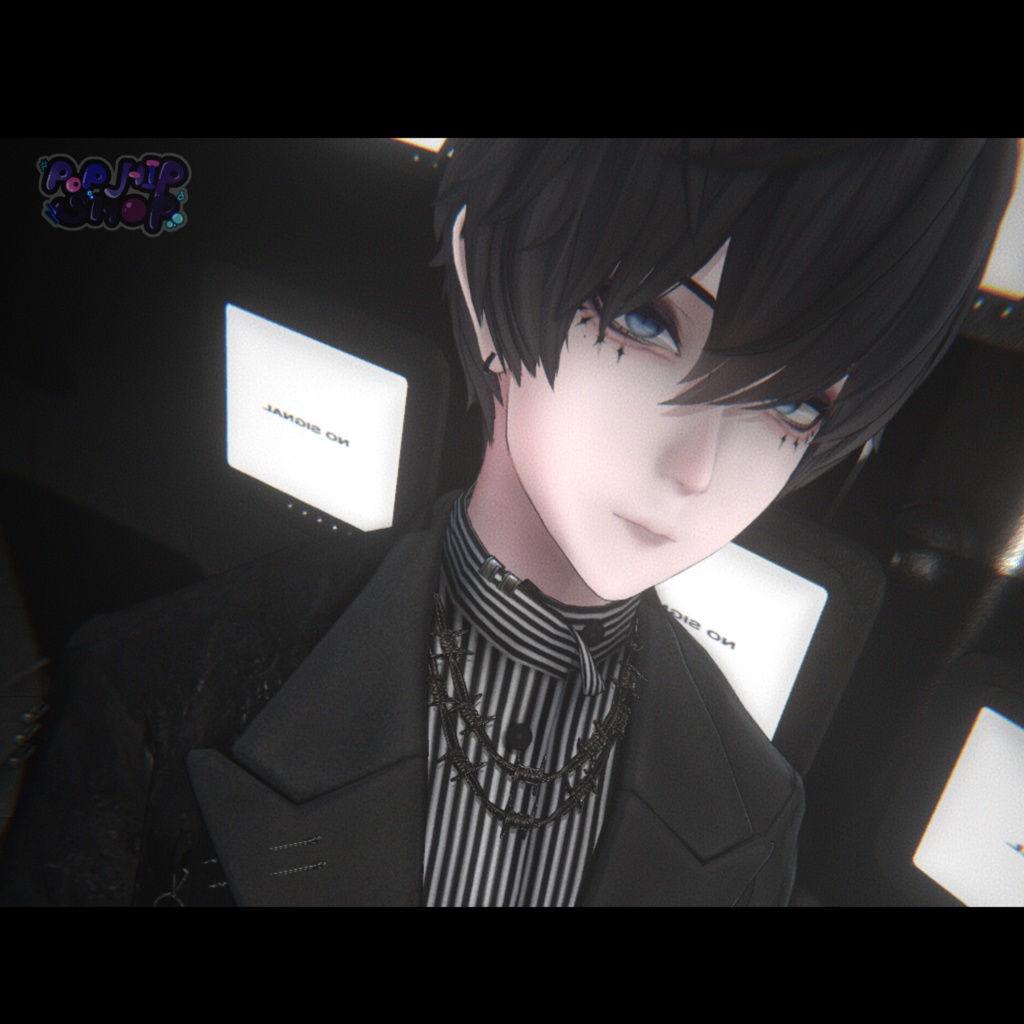 【獏対応】黒闇メイクテクスチャ‐Baku makeup texture-