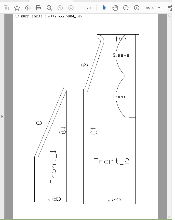 Smartdoll Kimono Pattern
