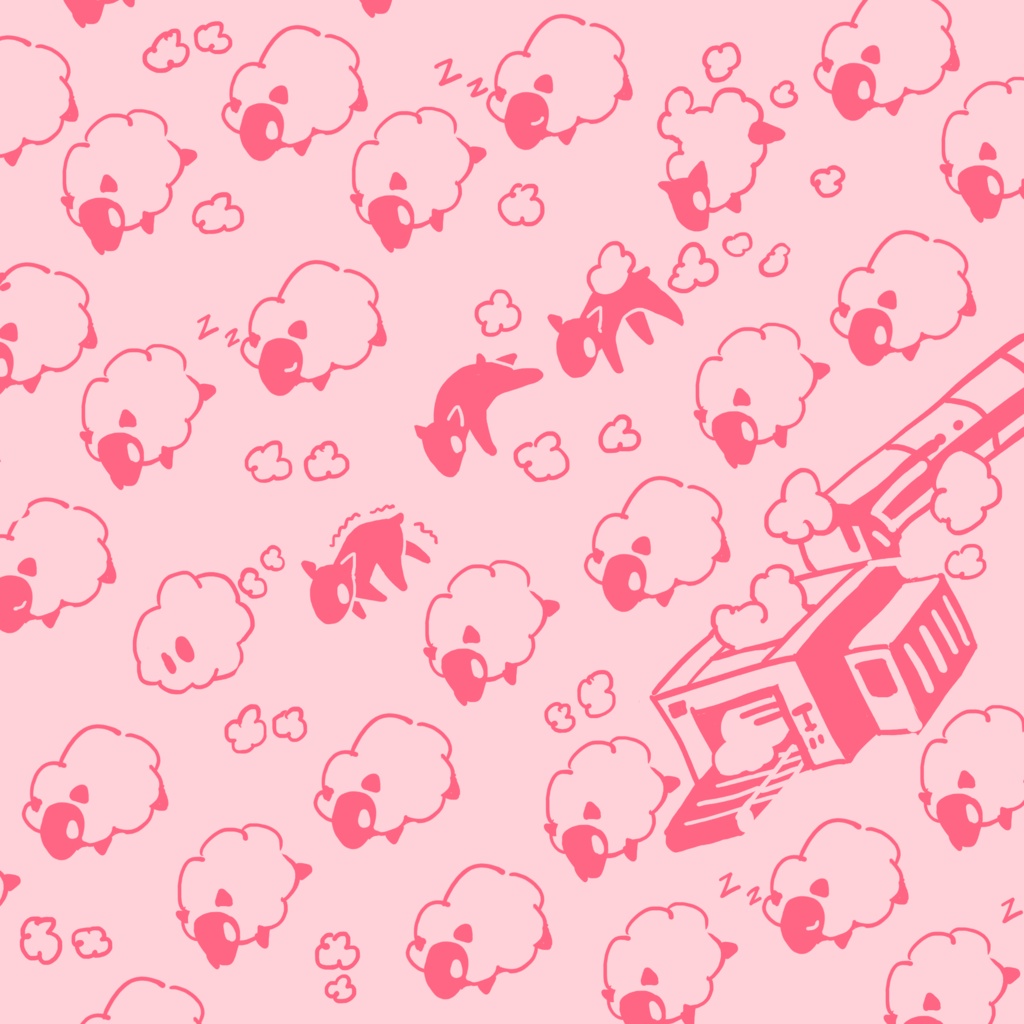 おひつじハンカチ