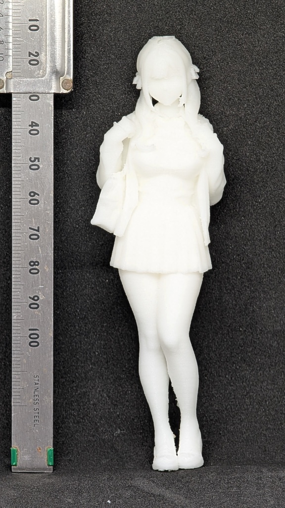 【テスト出力・特別価格】3Dスキャン リアルJKフィギュア(超柔軟TPE素材)