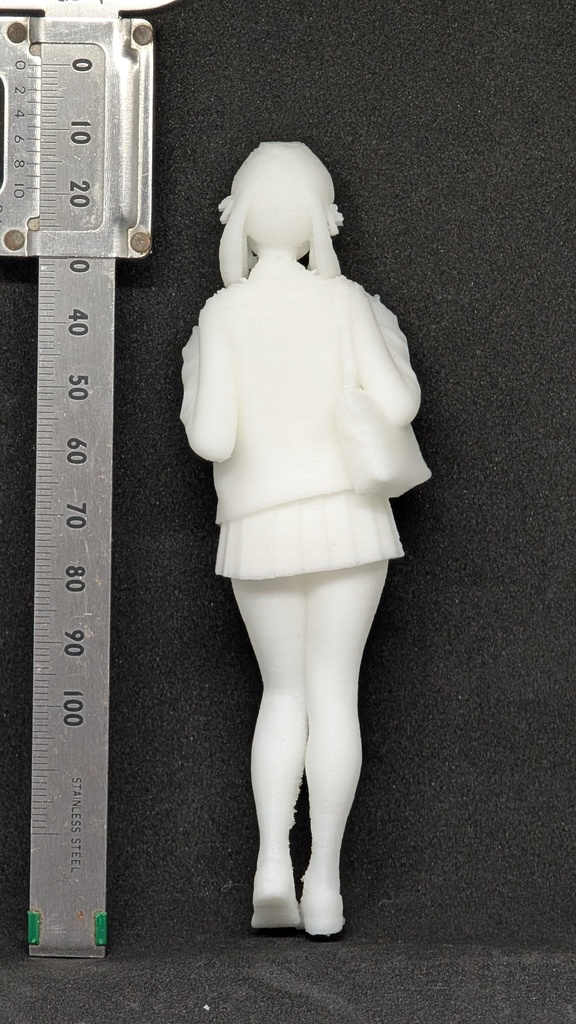 【テスト出力・特別価格】3Dスキャン リアルJKフィギュア(超柔軟TPE素材)