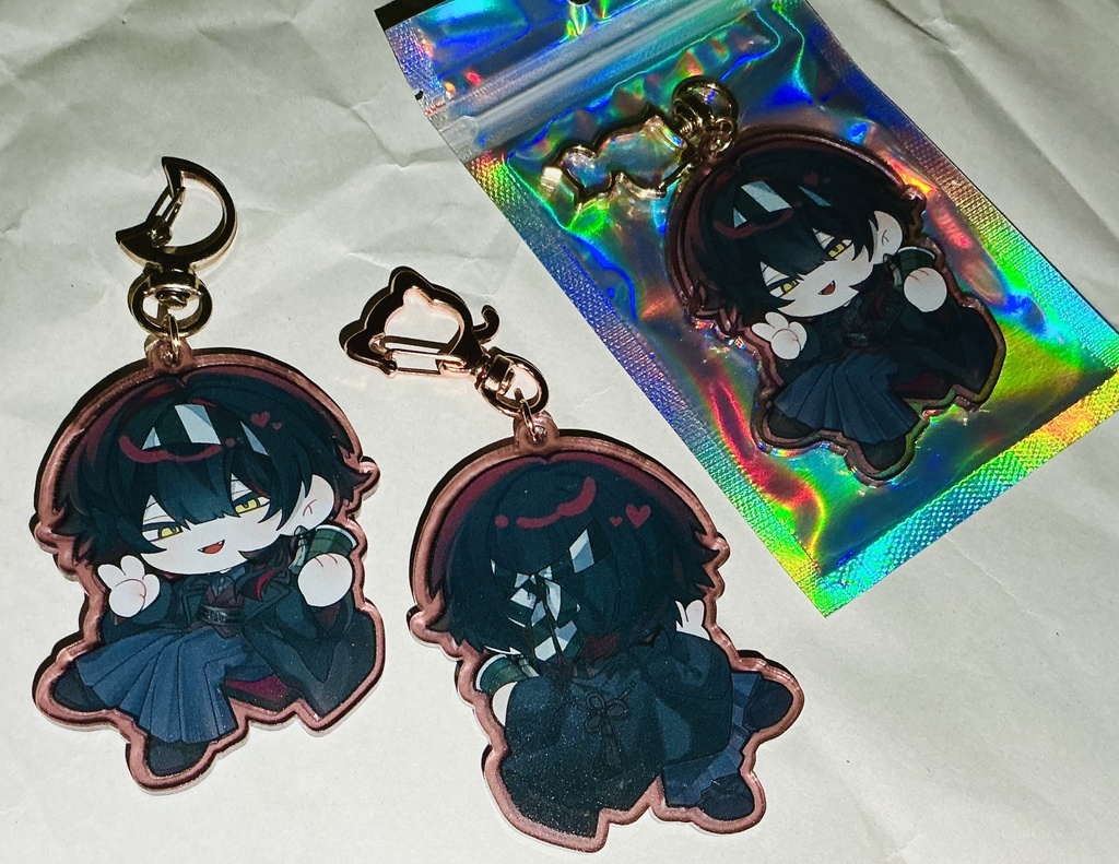 【COMITIA154】アクリルキーホルダー【狐ヶ崎宗次郎】