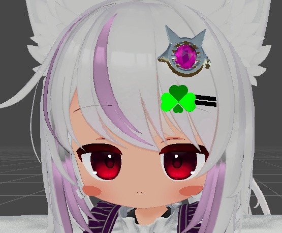 ヘアピン（クローバーハート）
