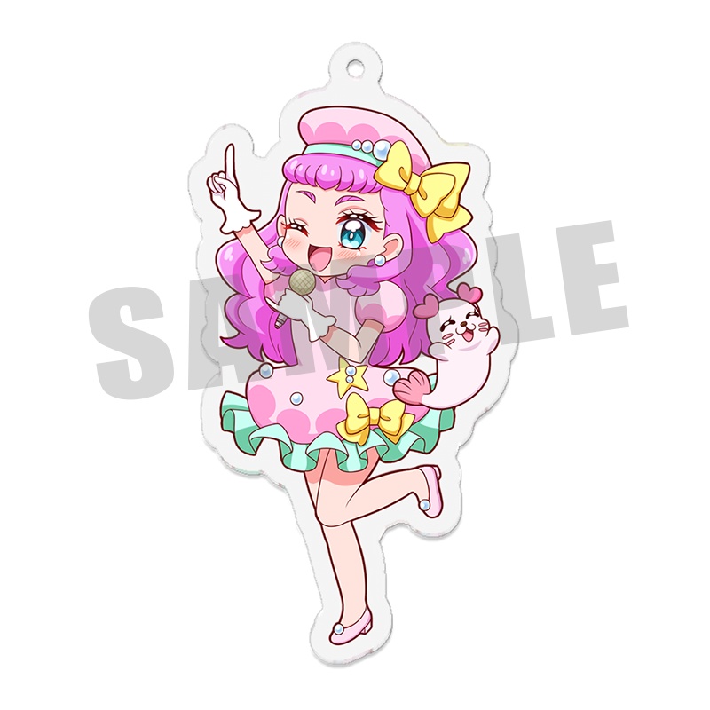 アイドルローラ＆くるるんアクリルキーホルダー