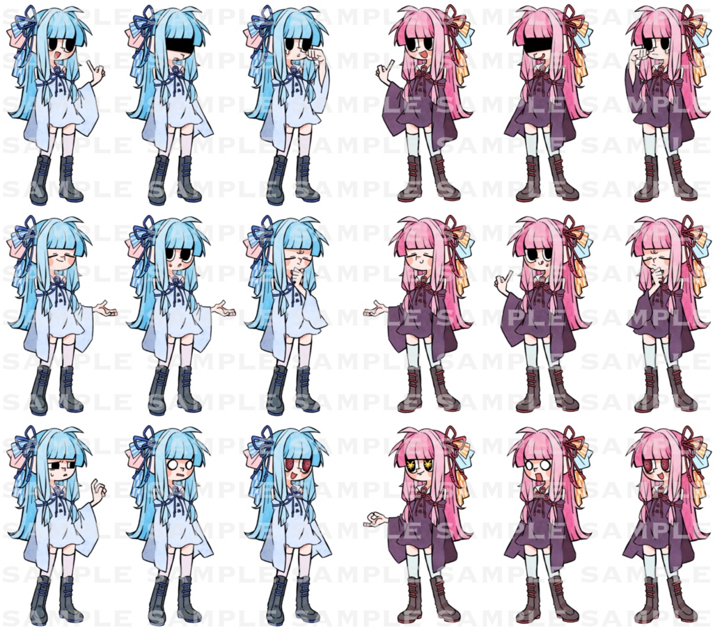 琴葉姉妹の可愛い立ち絵