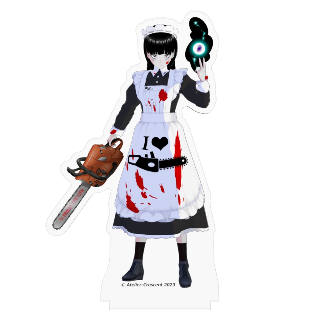 【3人姉妹の不穏な日常】アクリルフィギュア ミス・イルフォードプラス ver.血まみれメイド