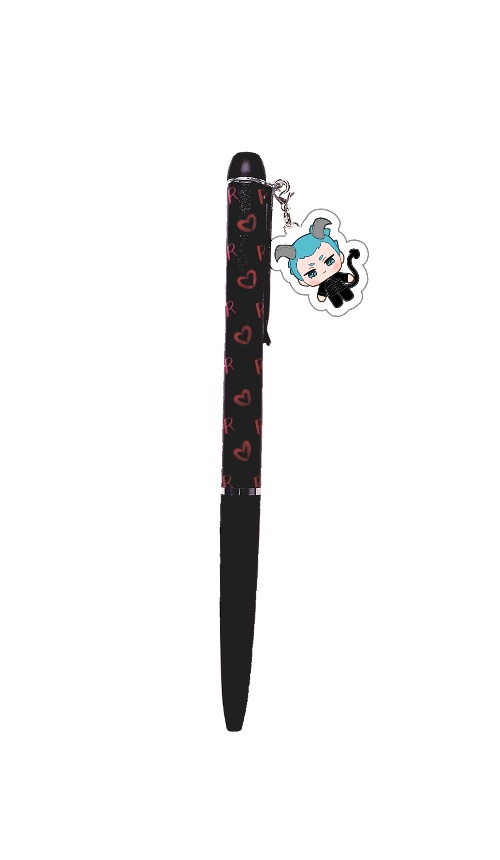 ミニアクリルキーホルダー付きボールペン（サキュバスアポロ）
