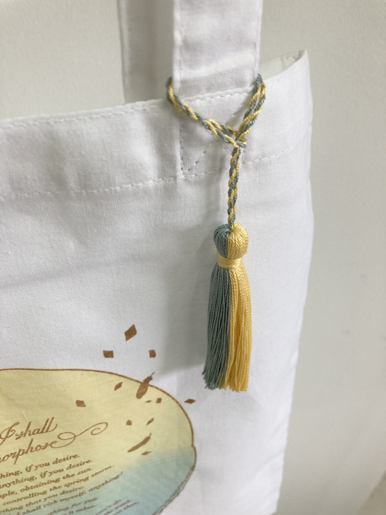 トートバッグ Metamorphoses(ホワイト/薄地)