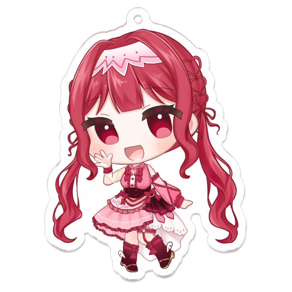 【愛音あいらDebut Goods】いつでもいっしょ♡ミニあいらちゃんキーホルダー