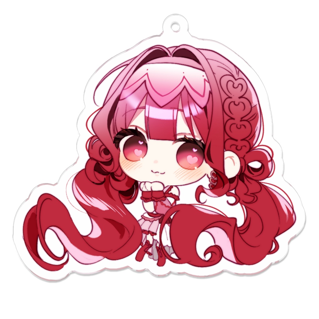 【愛音あいらWelcome Goods】あざときゅるるん♡ぷちあいらちゃんキーホルダー