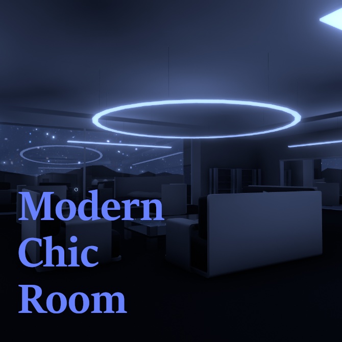 【VRC向けワールド】Modern Chic Room