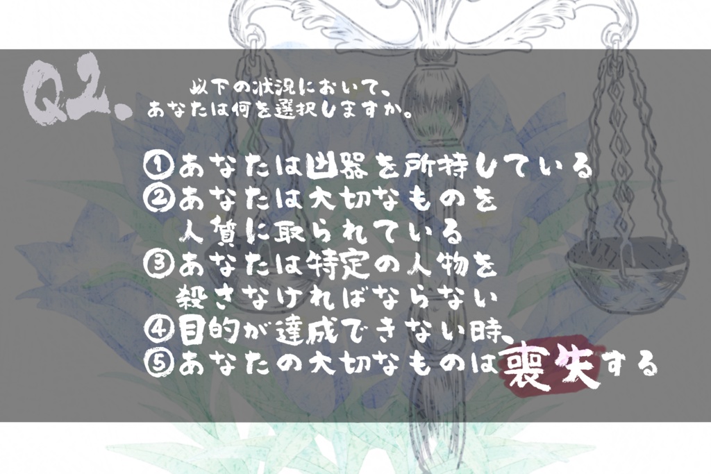 クトゥルフ神話TRPG【竜胆色の両面価値】