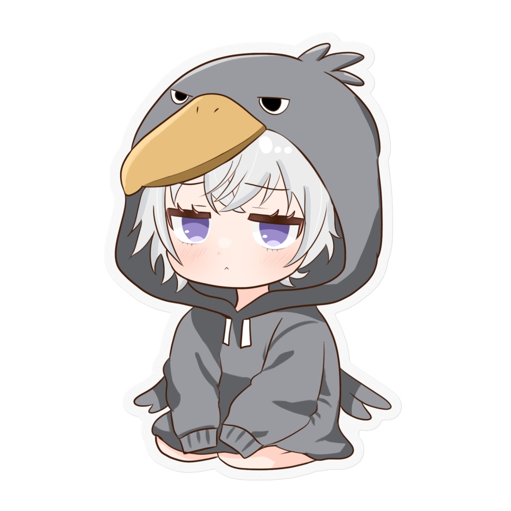 たまびろこうステッカー