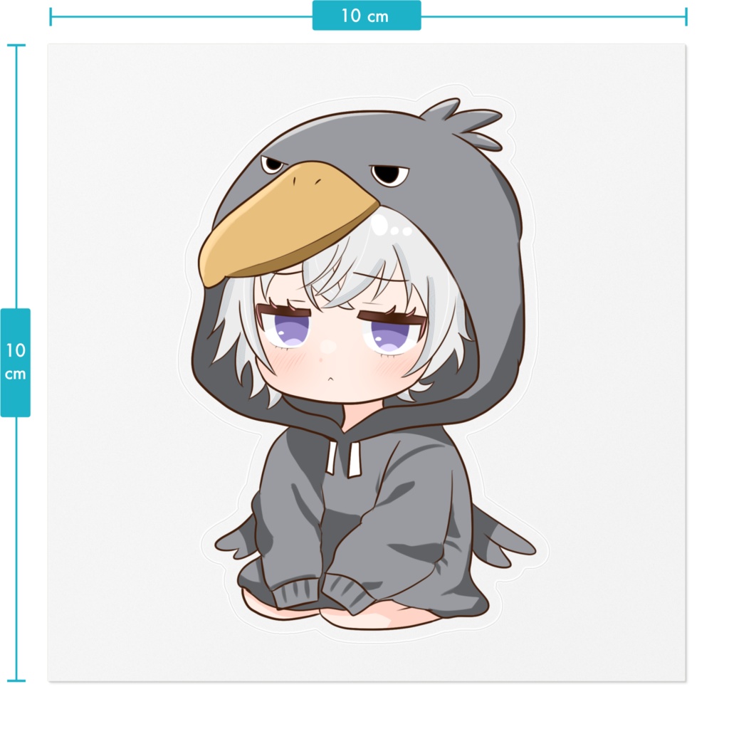 たまびろこうステッカー