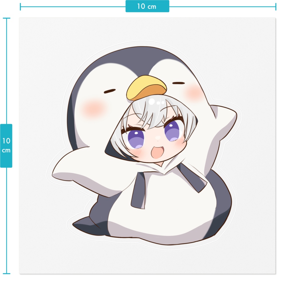 たまペンギンステッカー