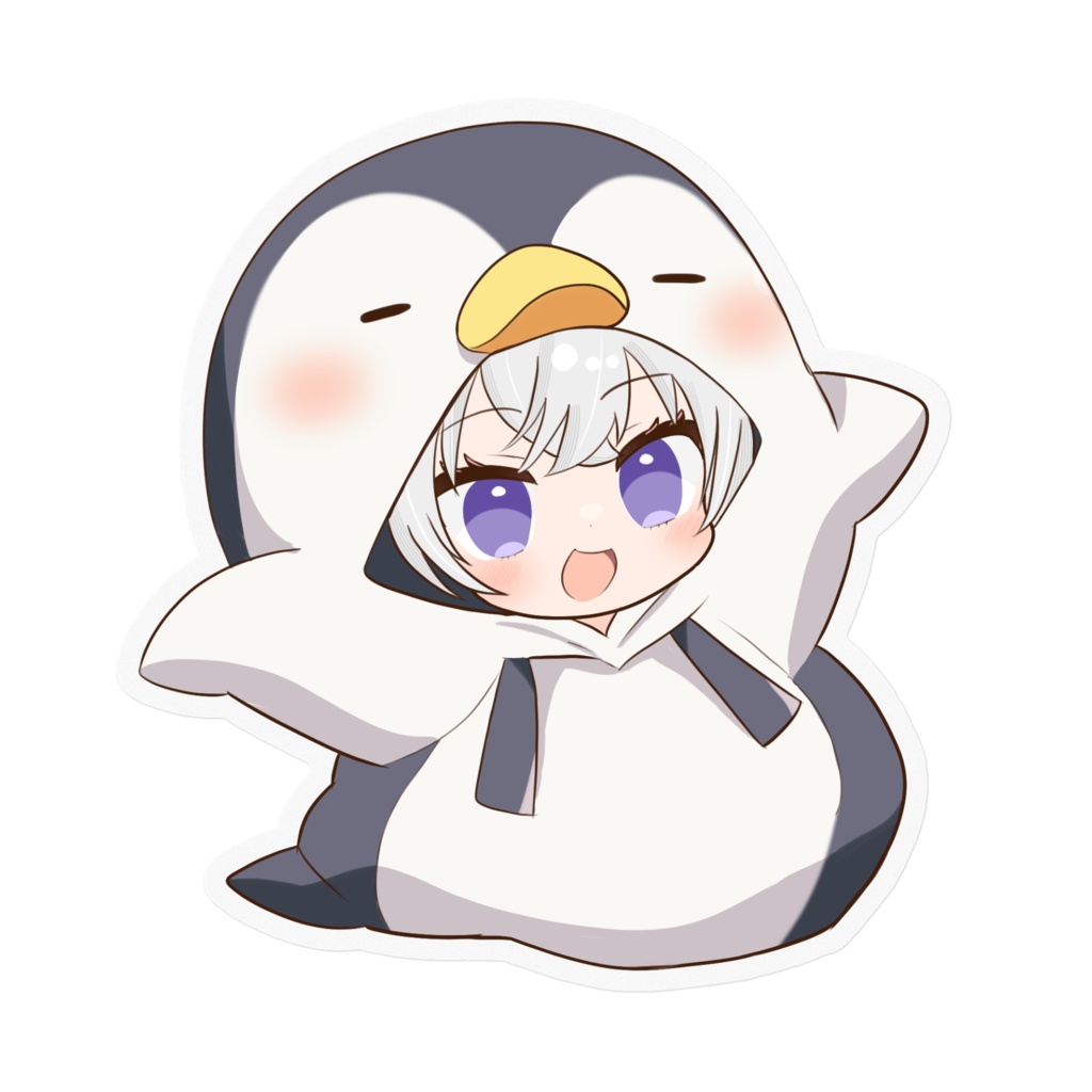 たまペンギンステッカー