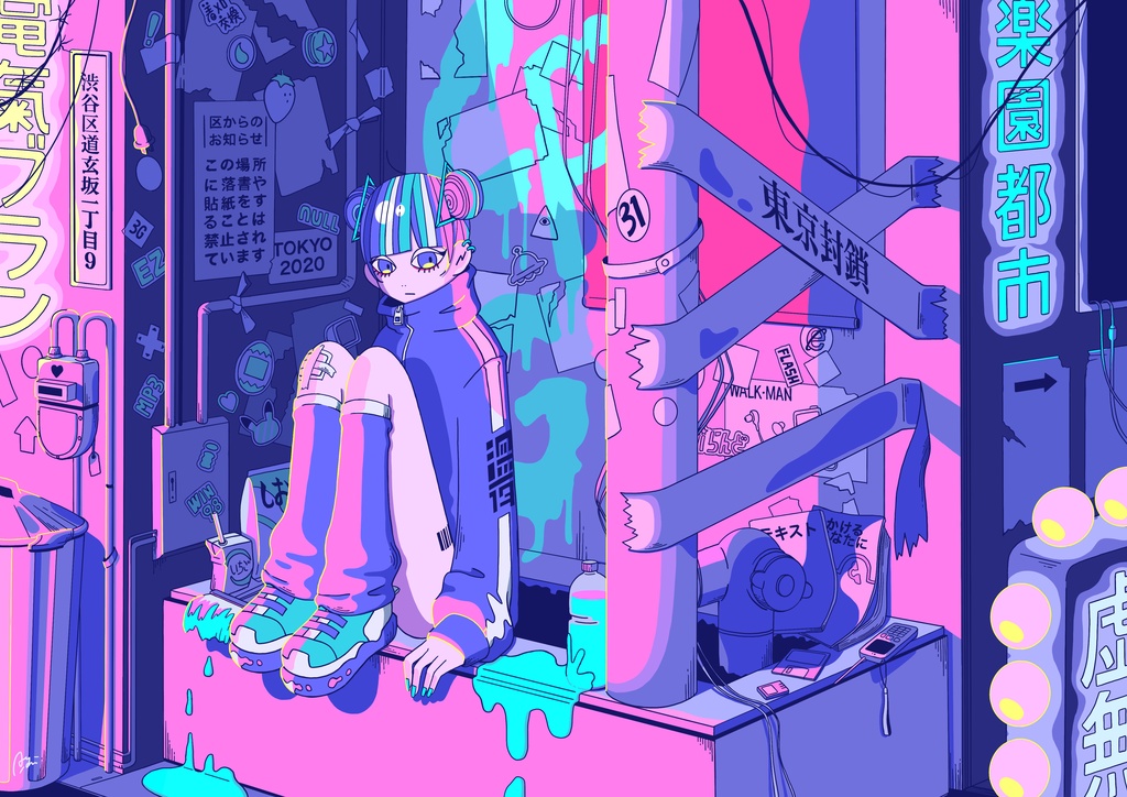ネオンポストカード Vol 02 楽園東京 Cyberpopgirl Booth