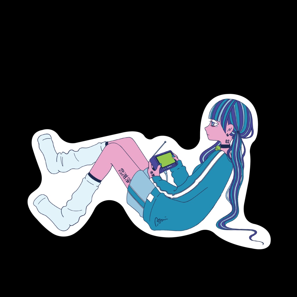 ガールズステッカー