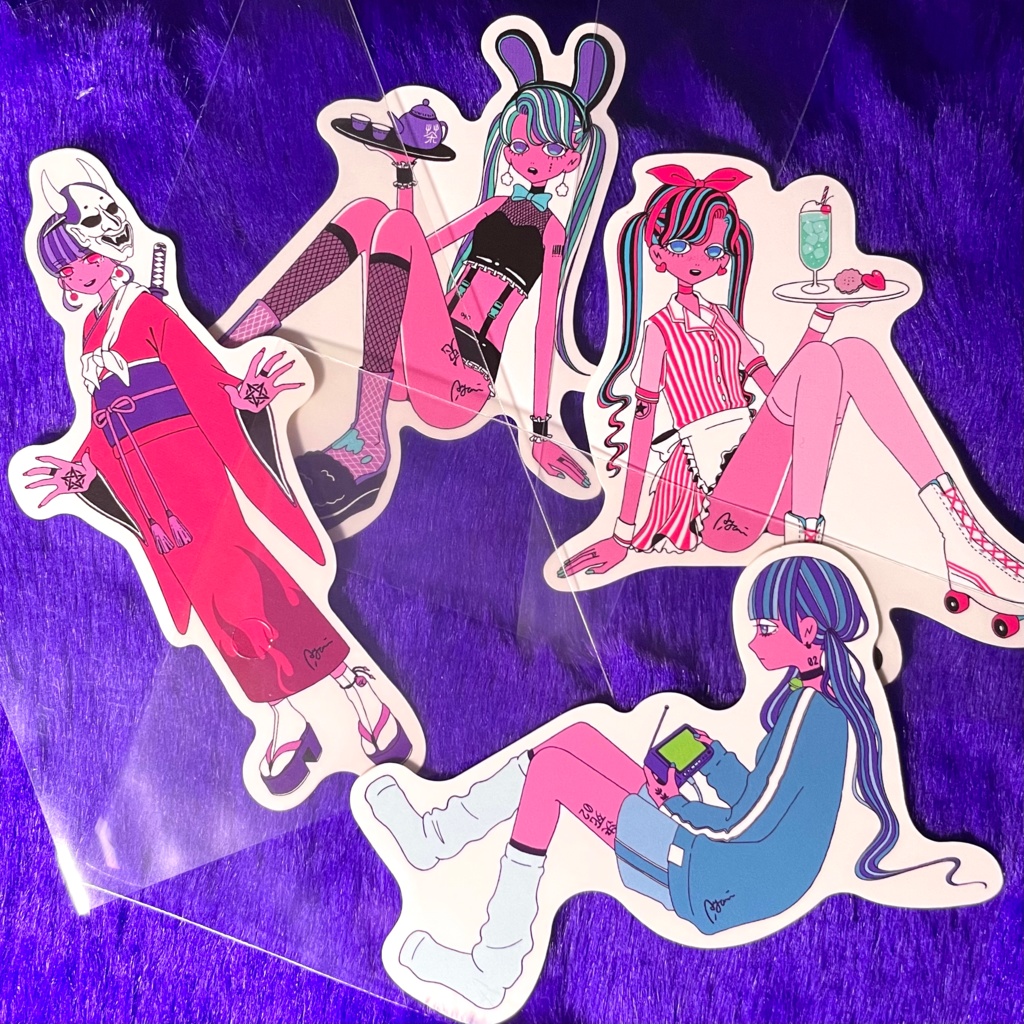 ガールズステッカー