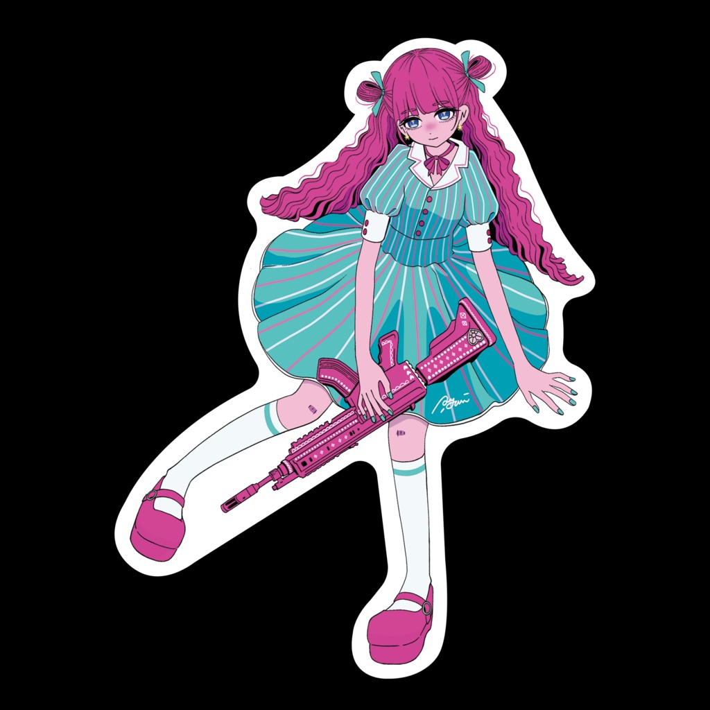 ガールズステッカー