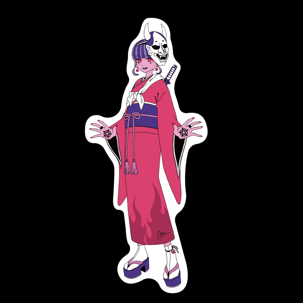 ガールズステッカー