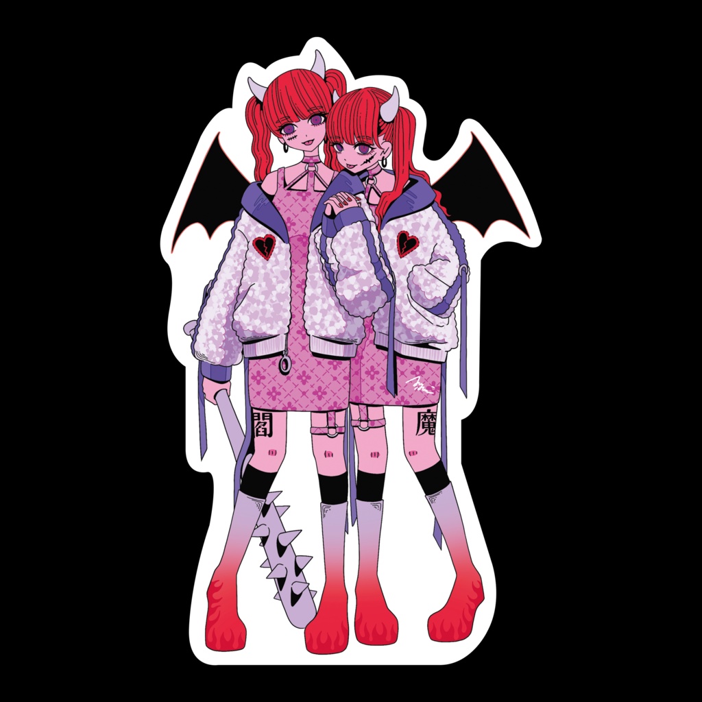 ガールズステッカー