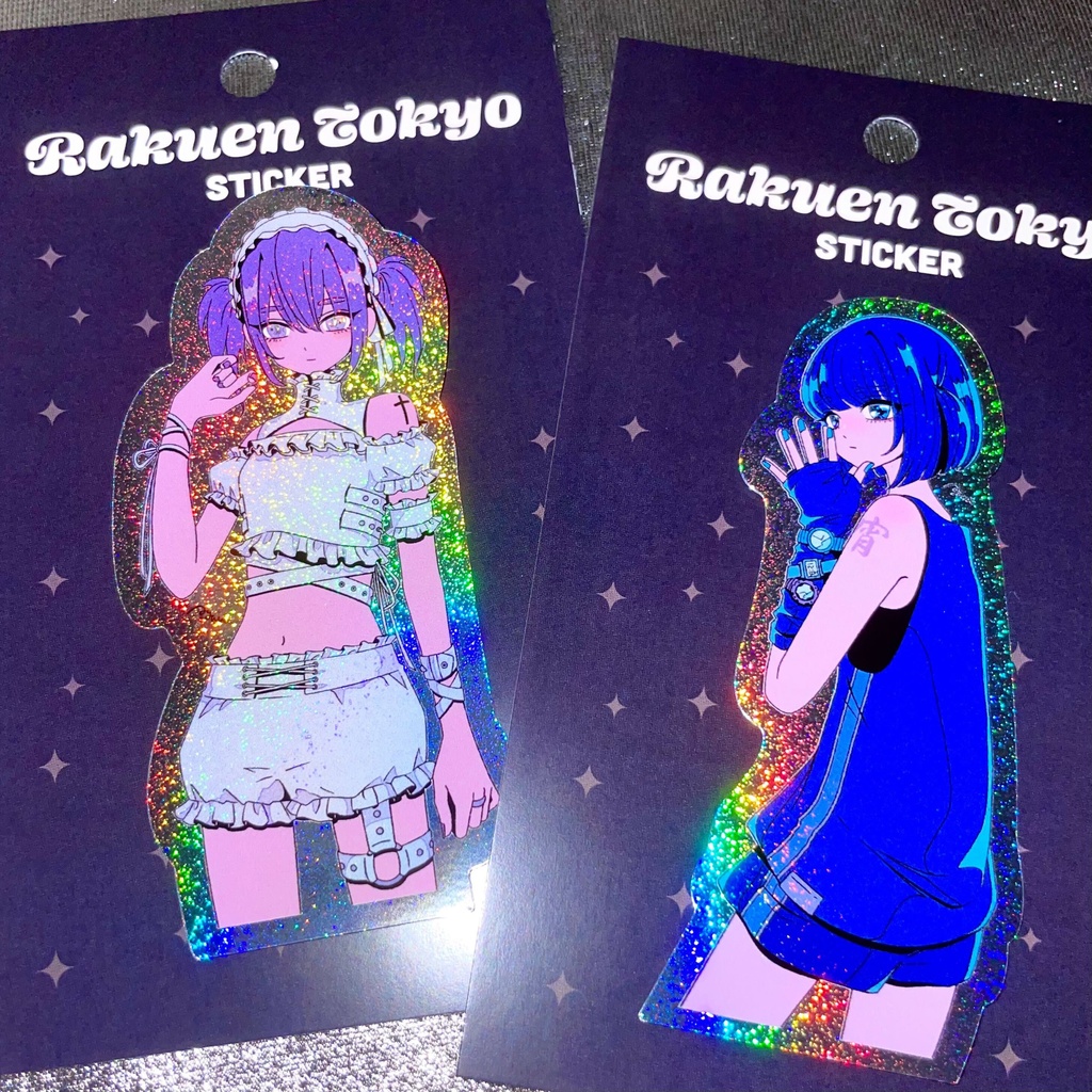 【50%OFF】グリッターステッカー