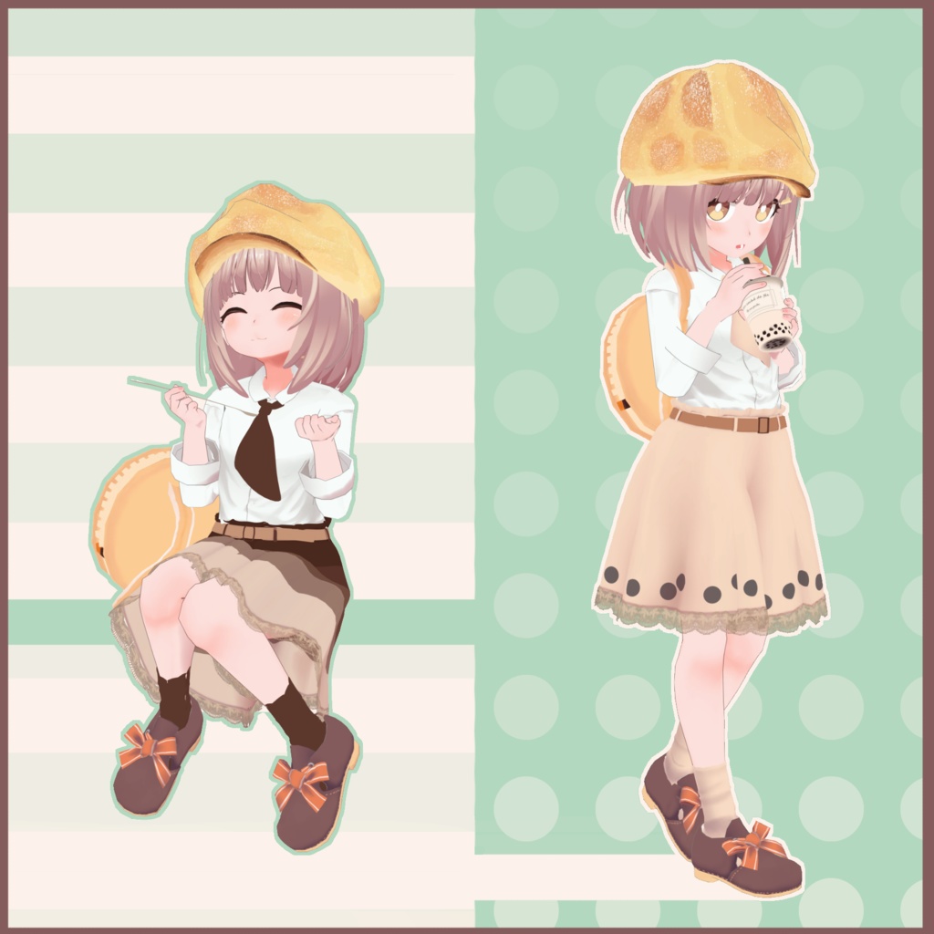 【オリジナル3Dモデル】シュクルエ