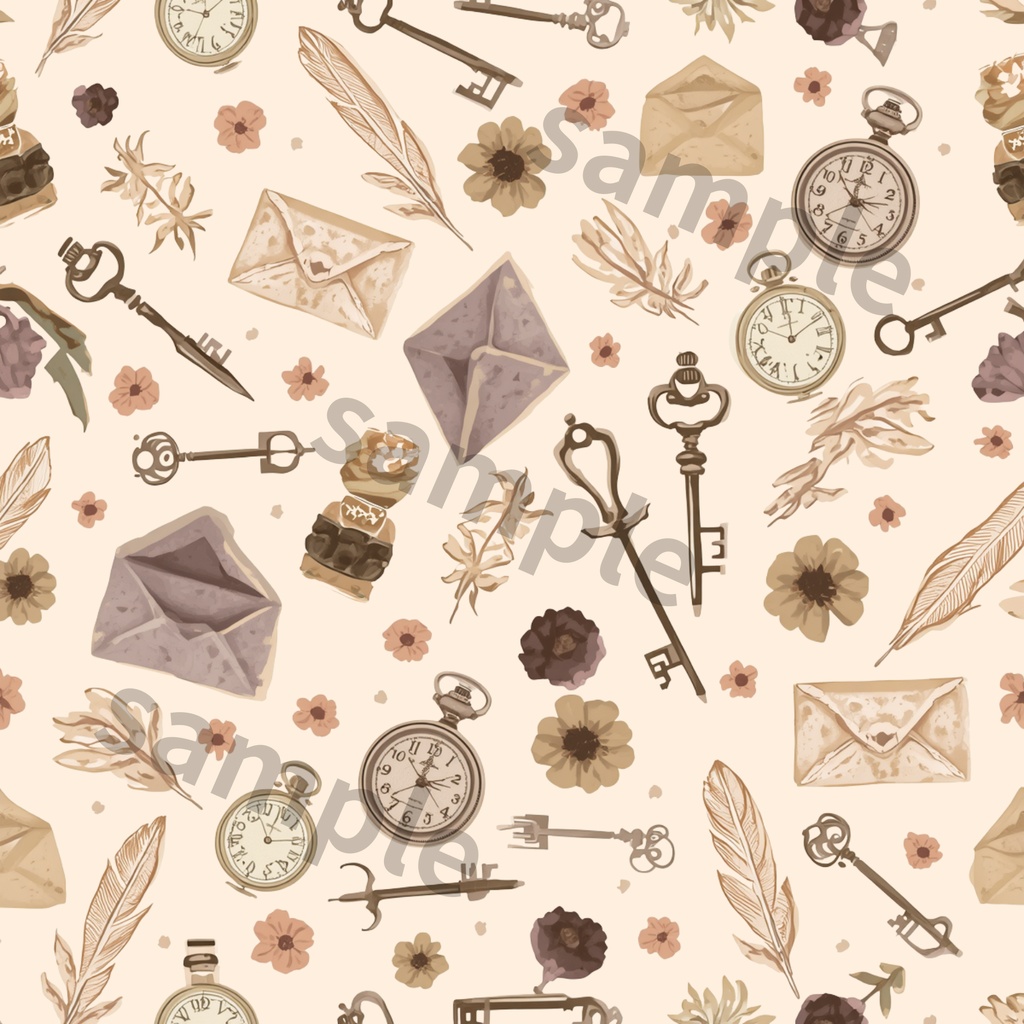 Antique Collection|大人かわいいアンティーク柄 デジタルペーパー6種セット