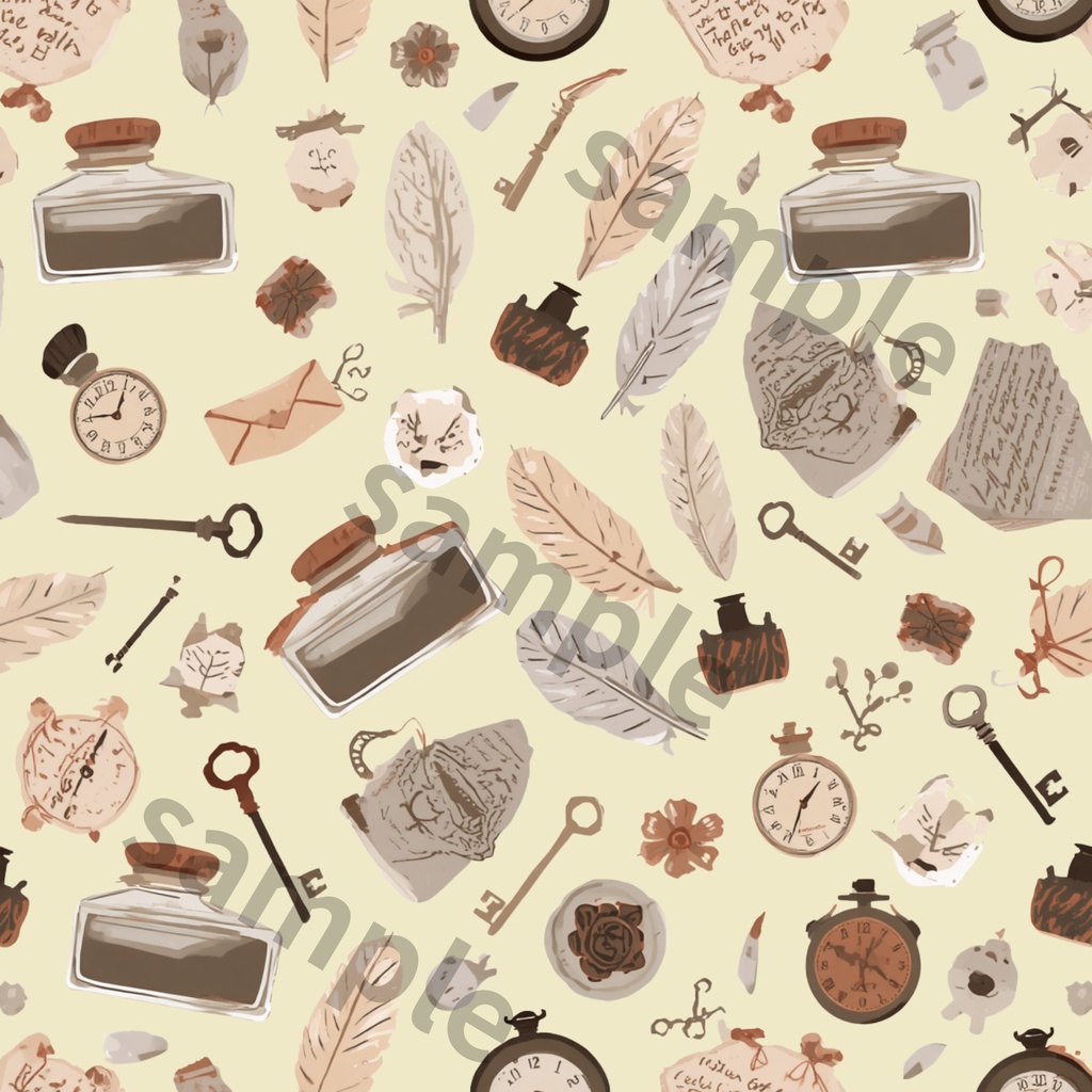 Antique Collection|大人かわいいアンティーク柄 デジタルペーパー6種セット