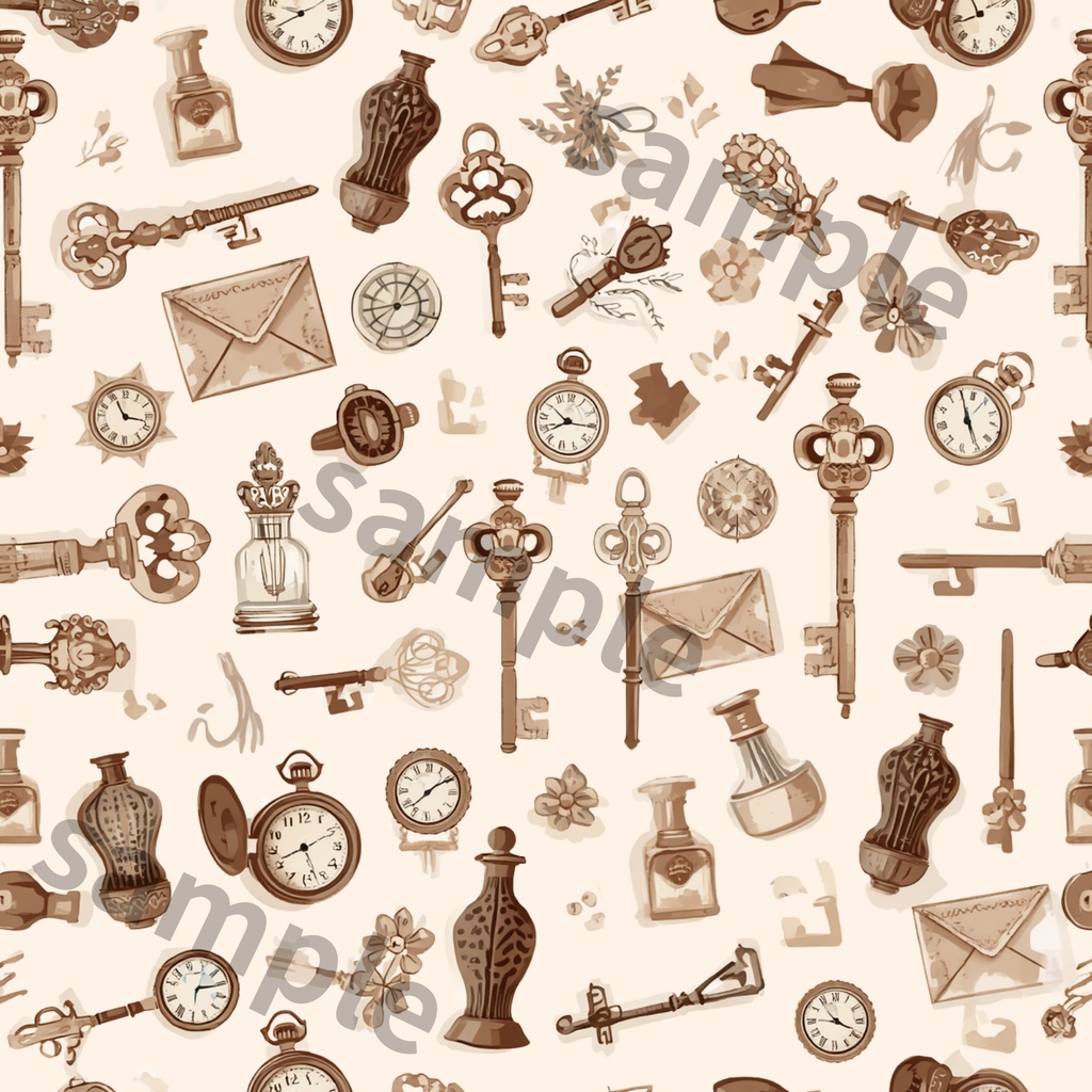 Antique Collection|大人かわいいアンティーク柄 デジタルペーパー6種セット